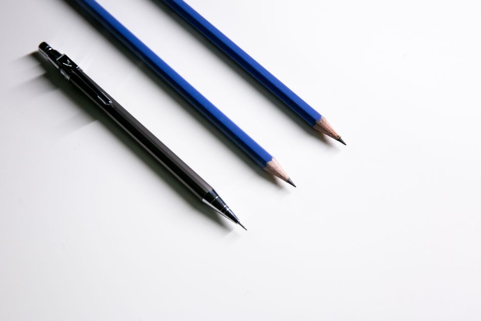 Mechanical pencil close-up with lead